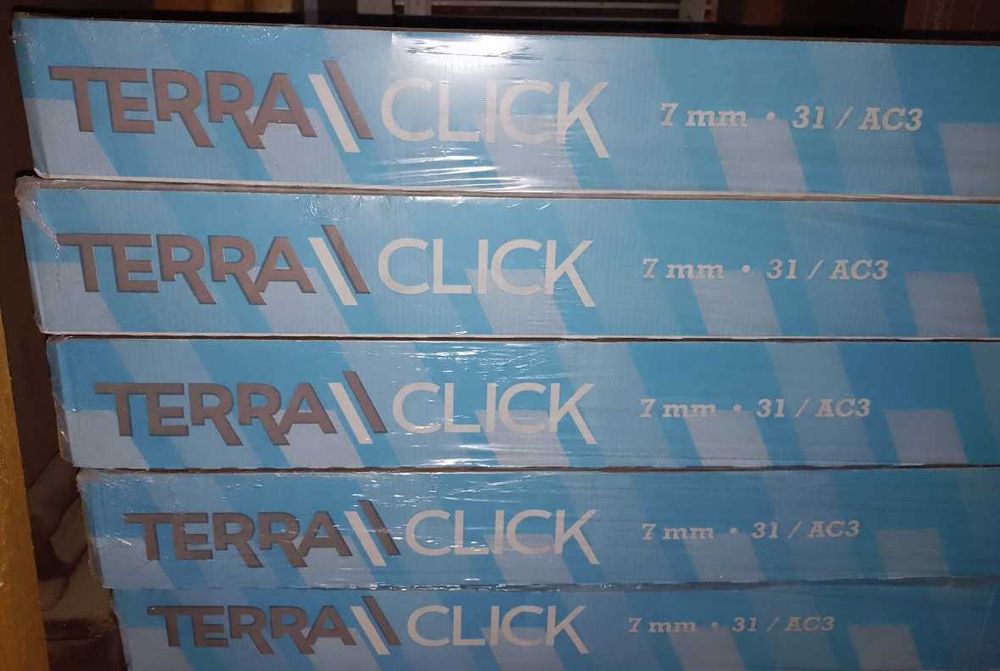 Продам ламинат Terra Click, белый дуб, 7 мм, 31 класс