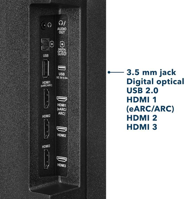 Телевізор 50 дюймів, оригінал 4K Ultra HD чіткістю 4 рази вище Full HD