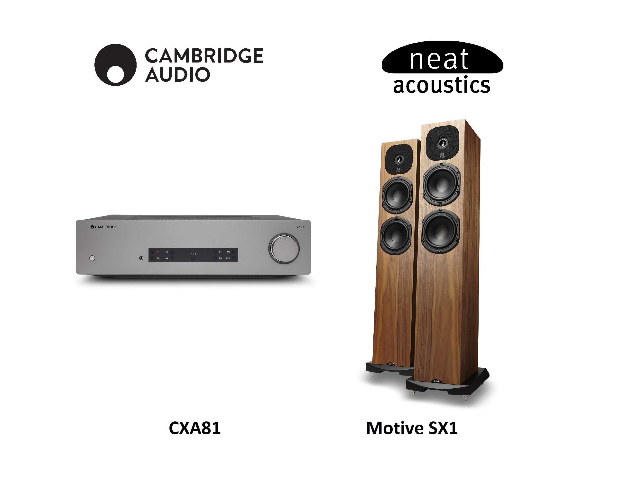 Wzmacniacz Cambridge Audio CXA81 Neat Acoustics Motive SX1 RATY 0%