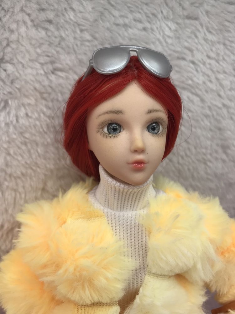 Акція.Шарнірна лялька, Ооак бжд кукла 1/6, довге волосся.