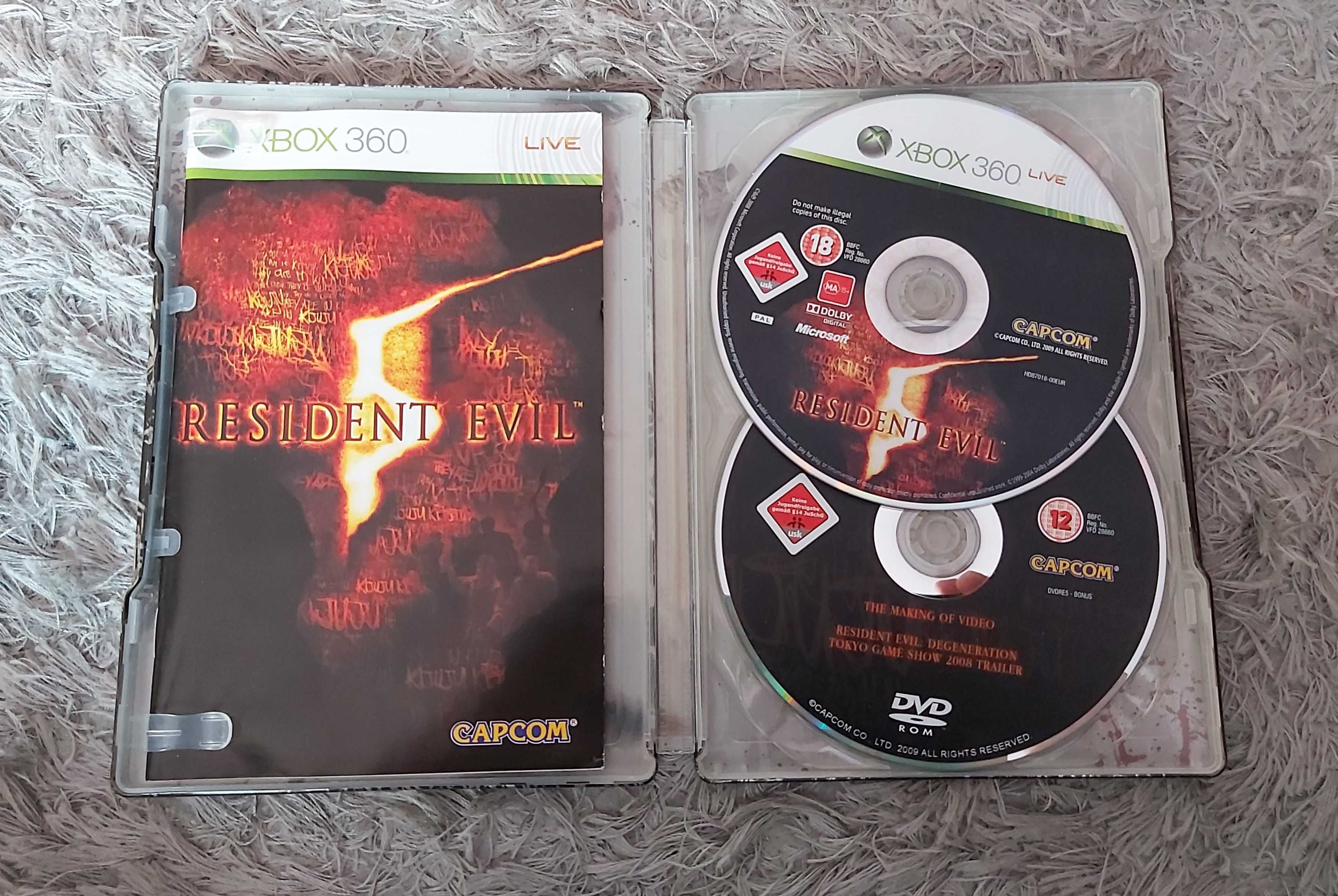 Resident Evil 5 Steelbook Edition Xbox 360
