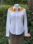 Camisa Miu Miu,  saia Versace