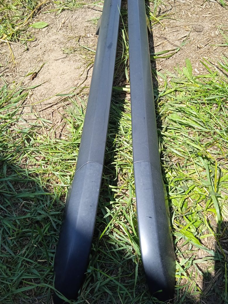 Oryginalne relingi dachowe VW caddy 4 15-20 krótki czarne