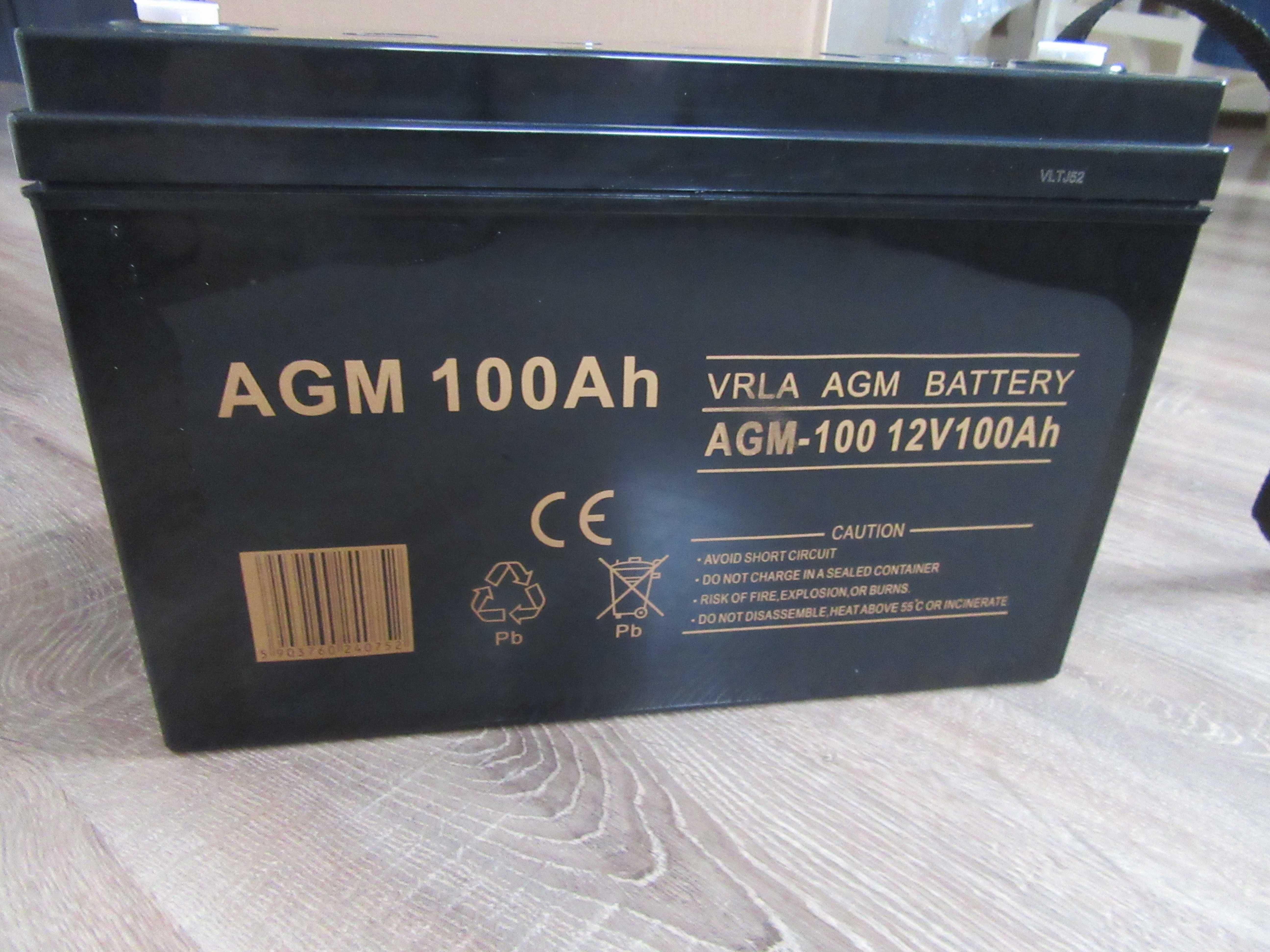 AGM Volt 12V 100Ah Батарея до ДБЖ акумулятор аккумулятор ИБП інвертор