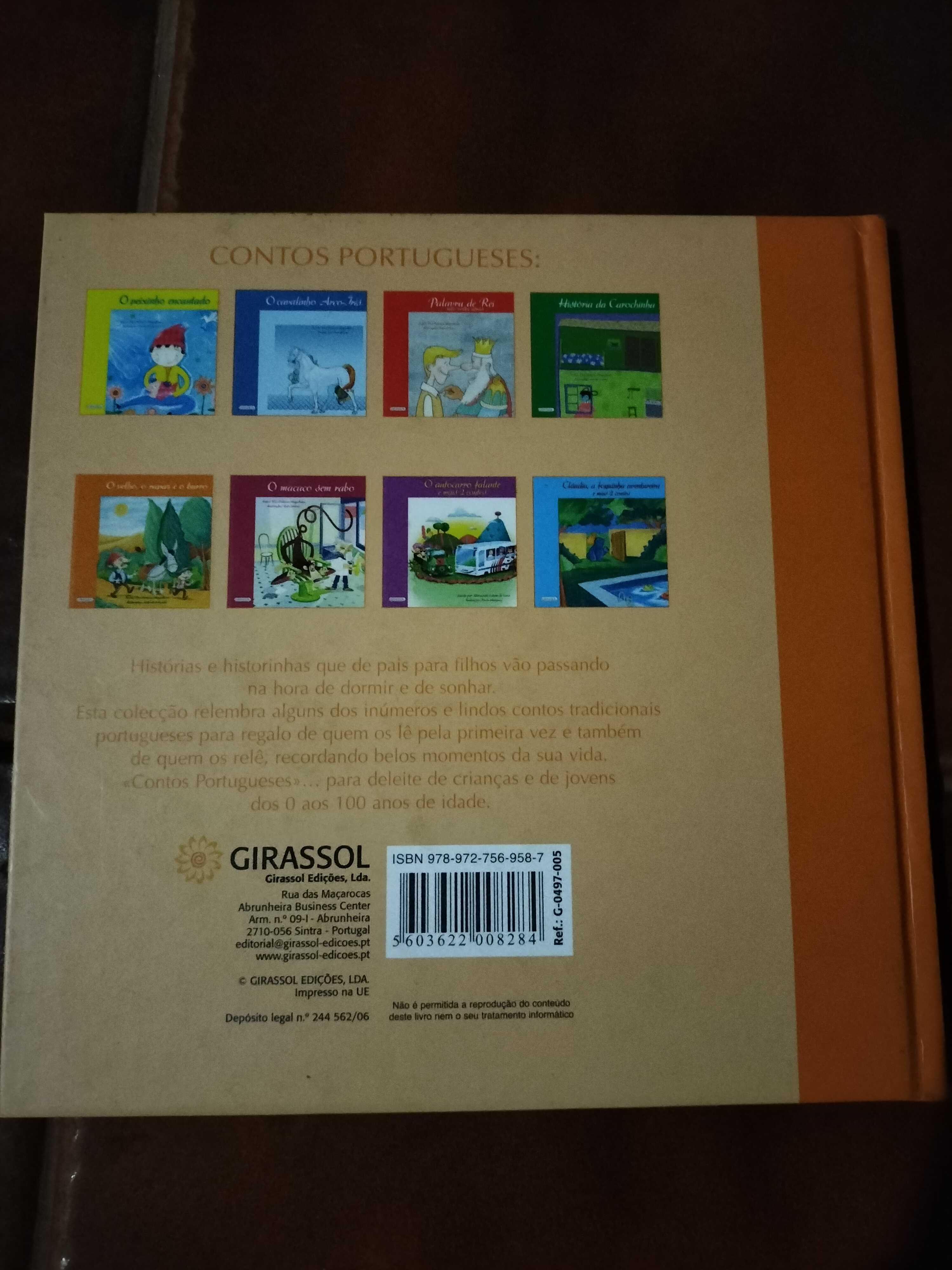 Livro infantil O velho, o rapaz e o burro em ótimo estado.