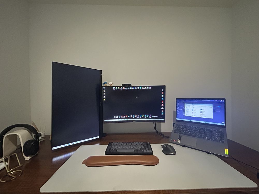Monitor Asus VA27EHF && Monitor AOC 24G2WG3