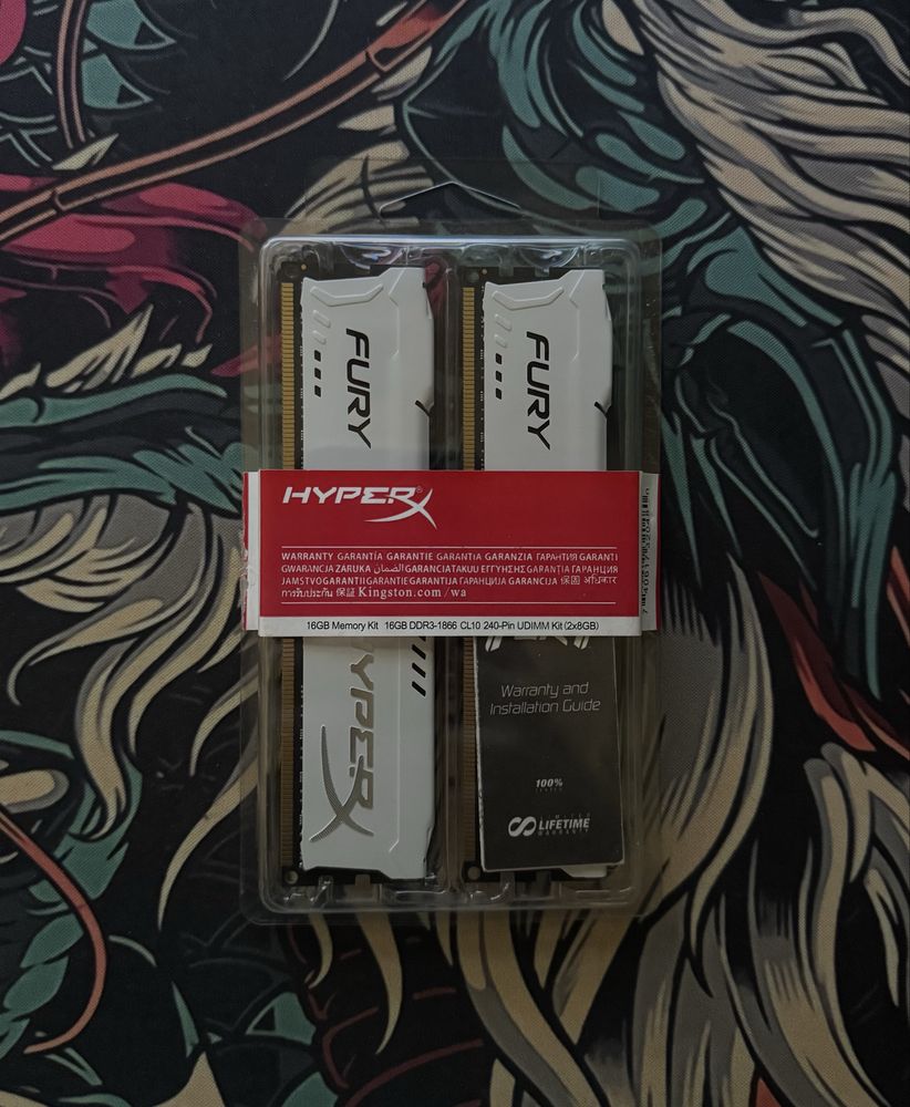 Memória RAM 16GB (2x8GB) 1866 MHz DDR3