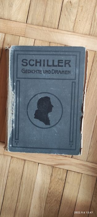 Wiersze schillera po niemiecku antyk staroć