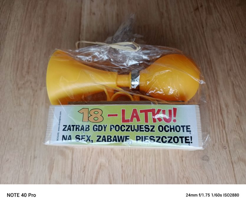 Prezent na osiemnastkę nowy