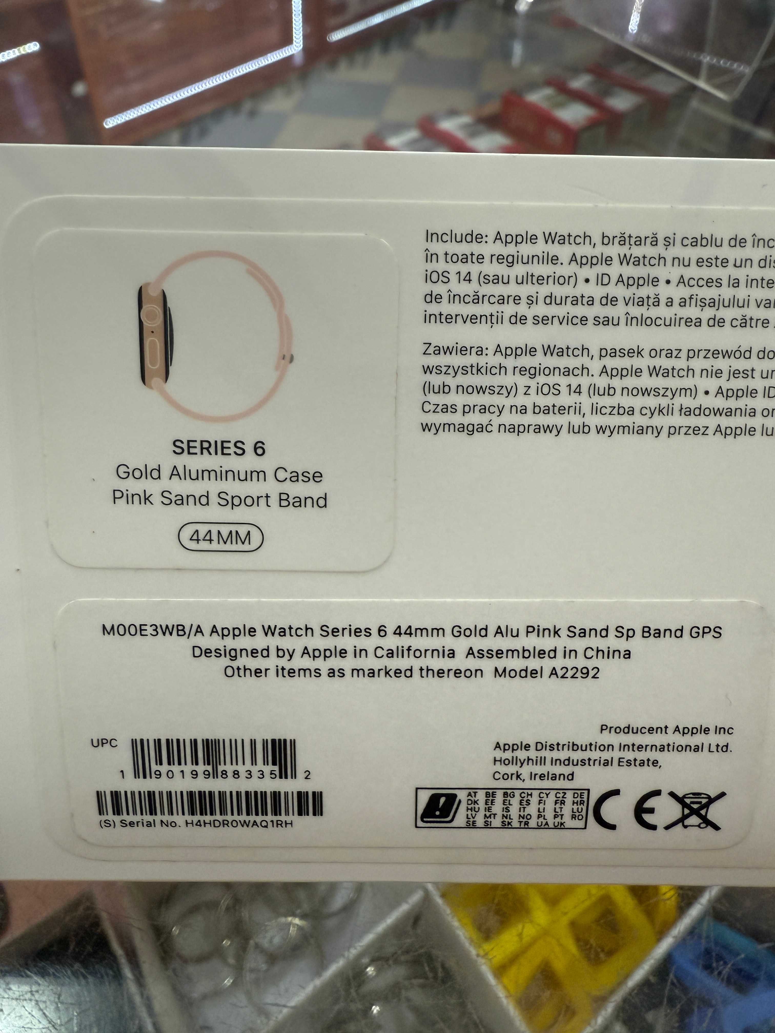 Smartwatch Apple Watch Series 6 GPS 44mm Super Stan ASCOM - Klasztorna