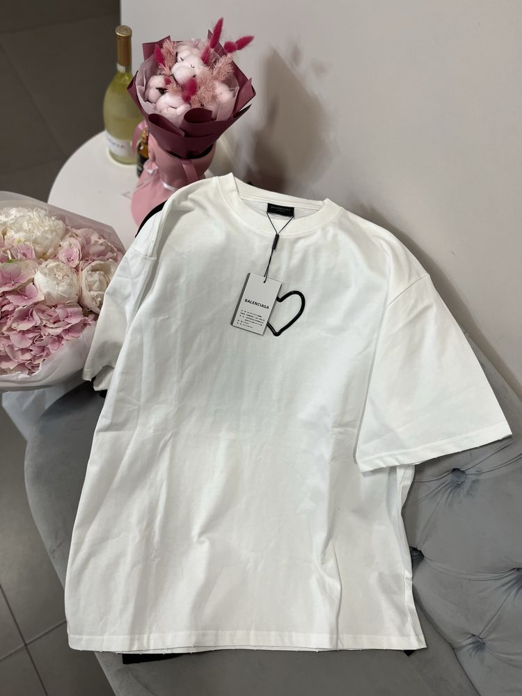 Футболка Balenciaga Chrome Hearts Miu Miu