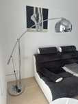Chromowana lampa stojąca statyw Manhattan Floor