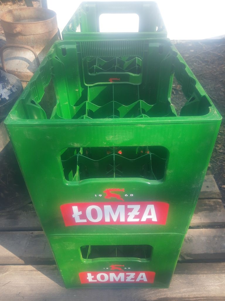 Skrzynka Łomża 0.5 krata transporter na piwo wino soki kompoty rarytas
