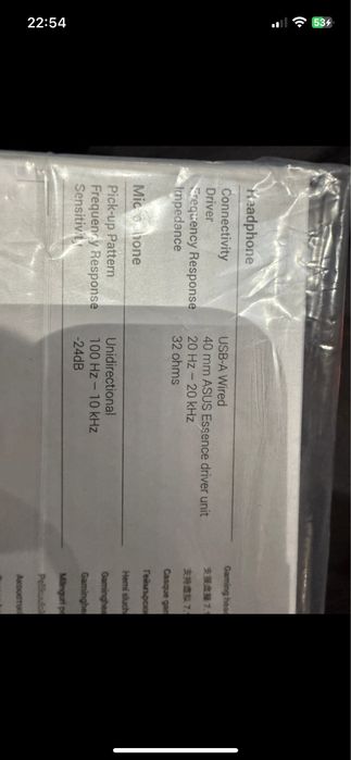 Słuchawki gamingowe Asus H1 gen II