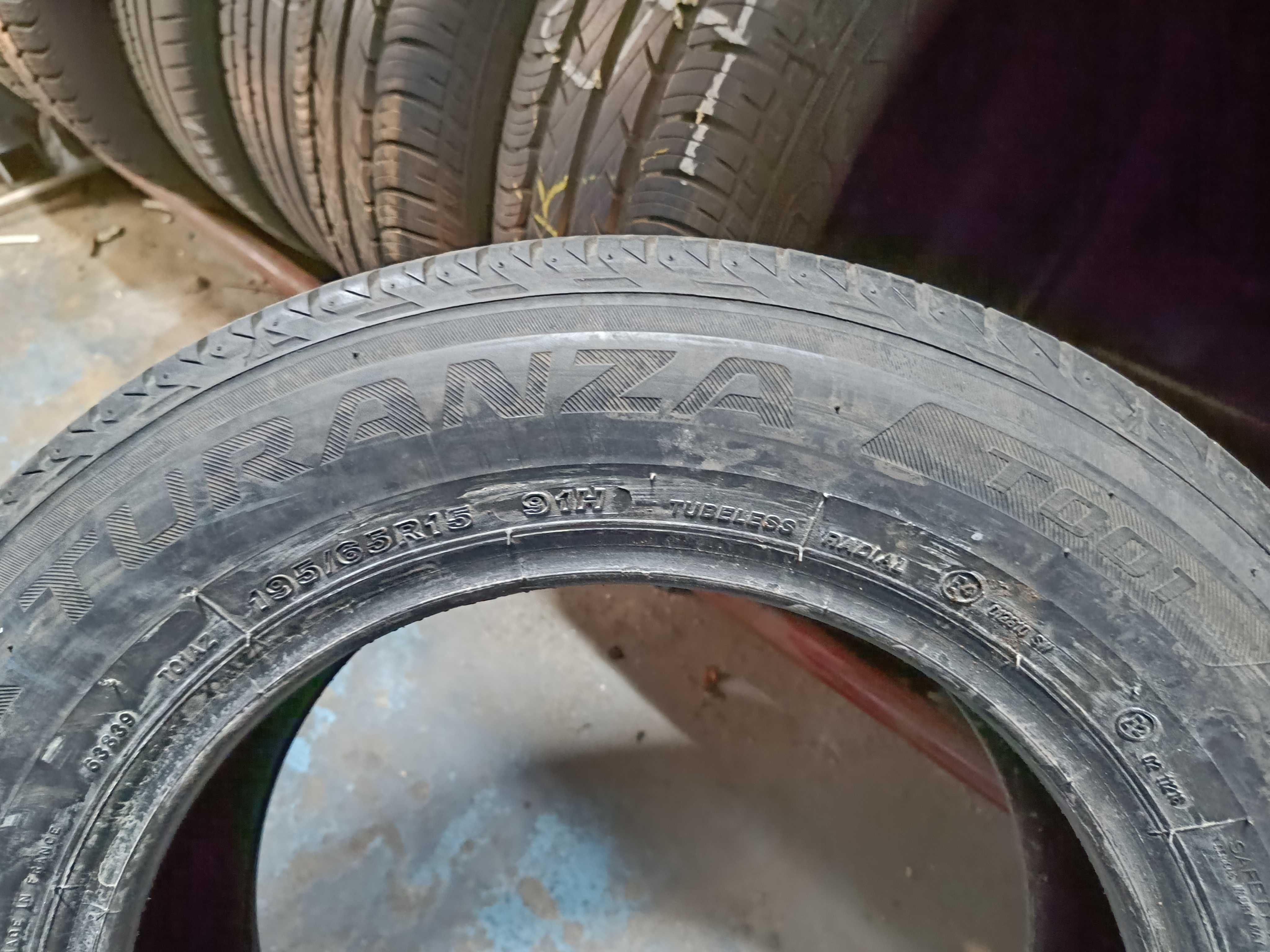 2x 195/65R15 Bridgestone Turanza T001 Lato Używane FV Siedlce