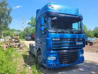 DAF XF 105 510KM + WIELTON 2015rok ZŁOMÓWKA STALOWA  DAF XF105 510KM 6X2 + WIELTON stal DO ZŁOMU wywrotka