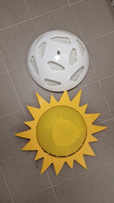 Lampa Ikea słońce + chmurka