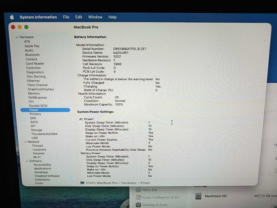 Apple Macbook Pro M1 8/512