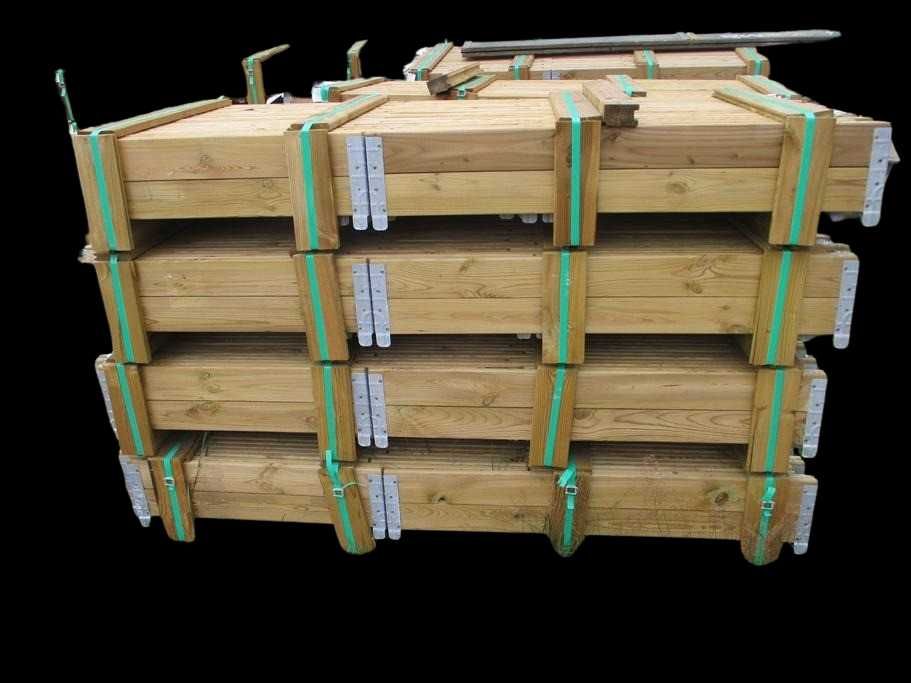 GRZĄDKA RABATA WARZYWNIAK 120X80X20CM składana nadstawka paletowa