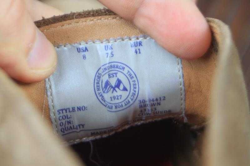 Черевики Lindbergh замша Данія 42р ботинки