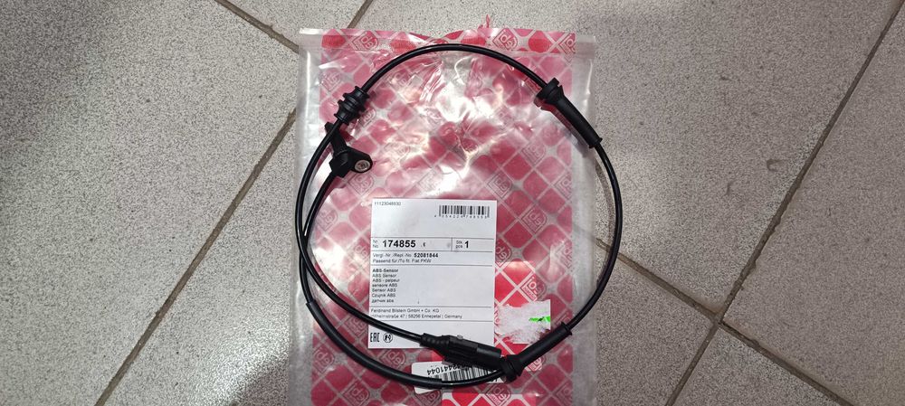 Датчик ABS Fiat Doblo i Opel Combo (174855 FEBI BILSTEIN)