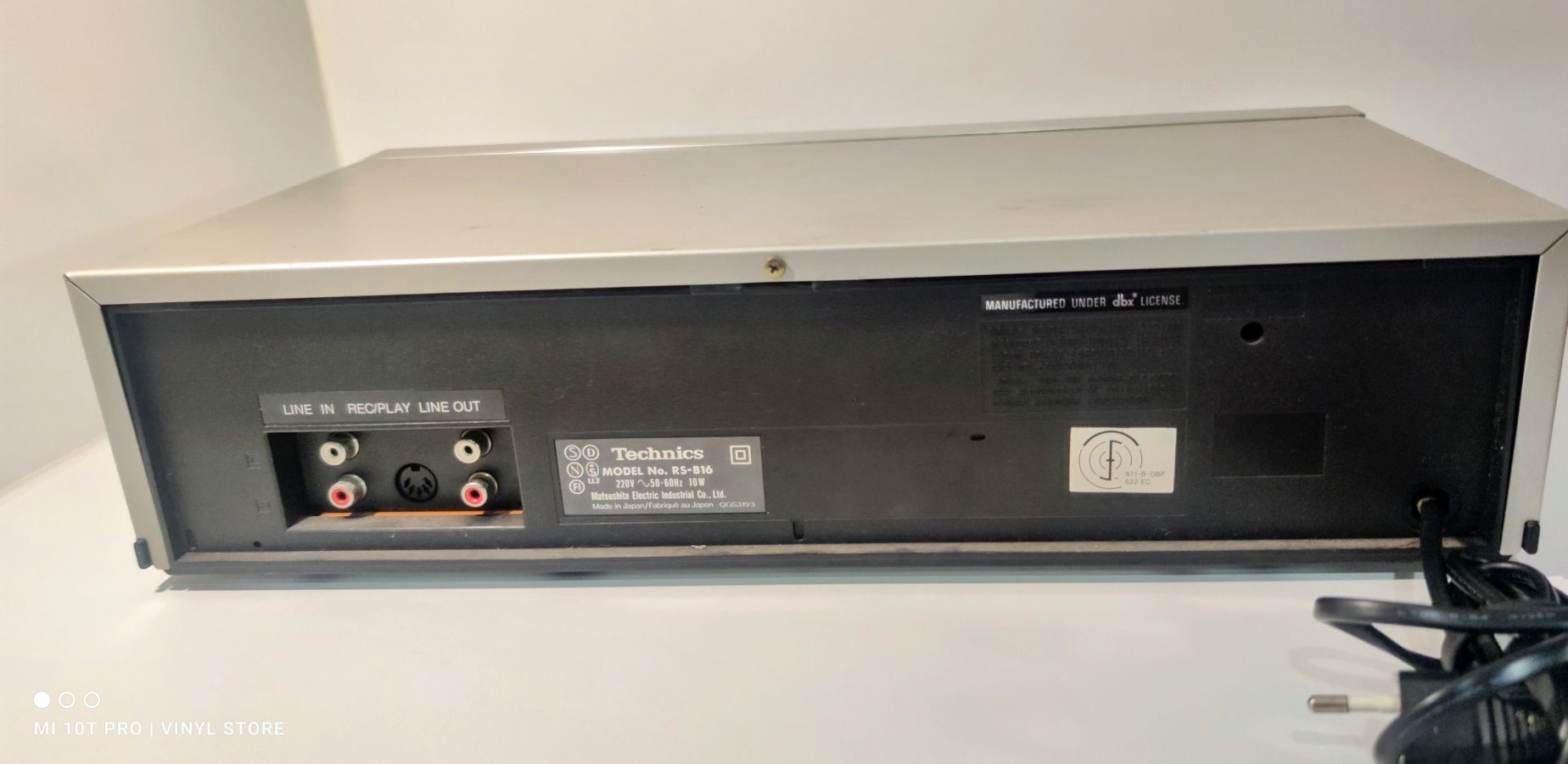Technics RS-B16 Vintage Leitor Deck de Cassete Estéreo
