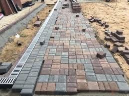 Укладка тротуарной плитки