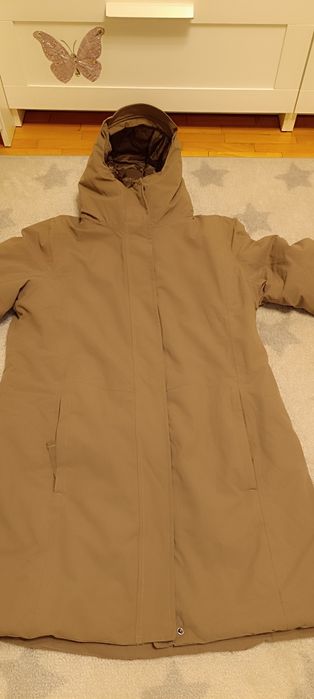Płaszcz termoaktywny, nowy, przeciwdeszczowy, Tchibo, r. 42, beż