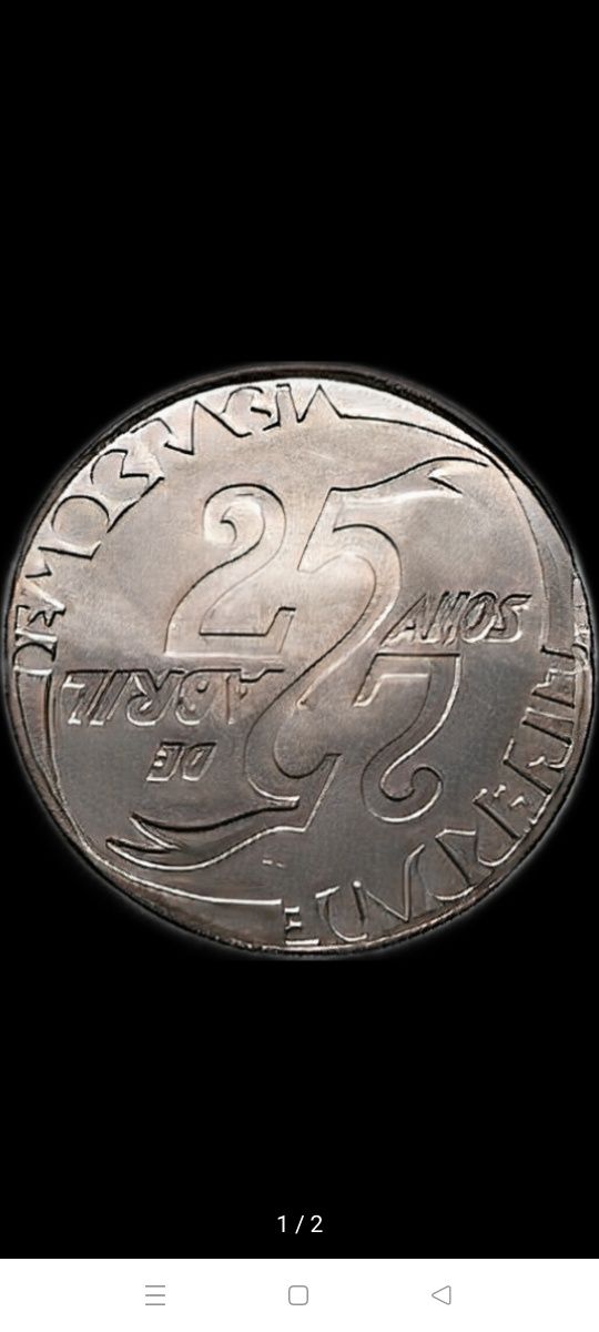 Moeda 1000 Escudos 25º Aniversário da Revolução do 25 de Abril 1999