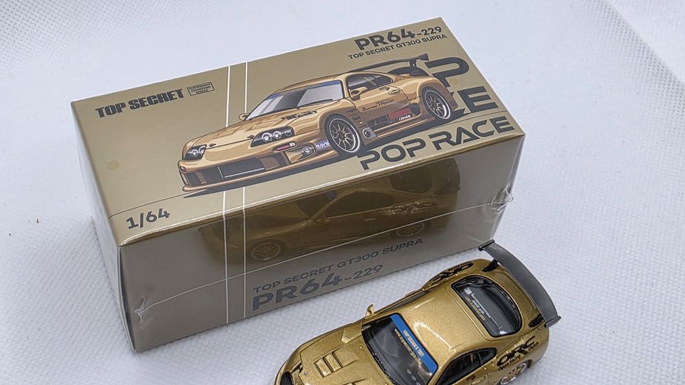 Pop Race Toyota Supra Top Secret GT-300, gold