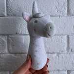 Sass&Belle miękka pluszowa grzechotka jednorożec, unicorn
