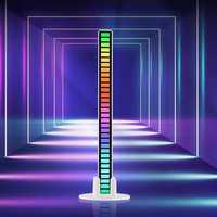 Светодиодный RGB музыкальный ритм-светильник (панель)