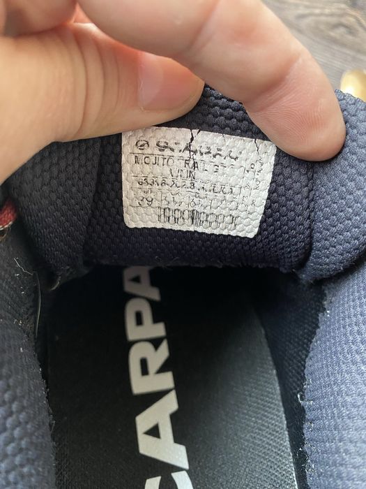 Трекінгові шкіряні кросівки Scarpa Mojito Trail GTX 39 р