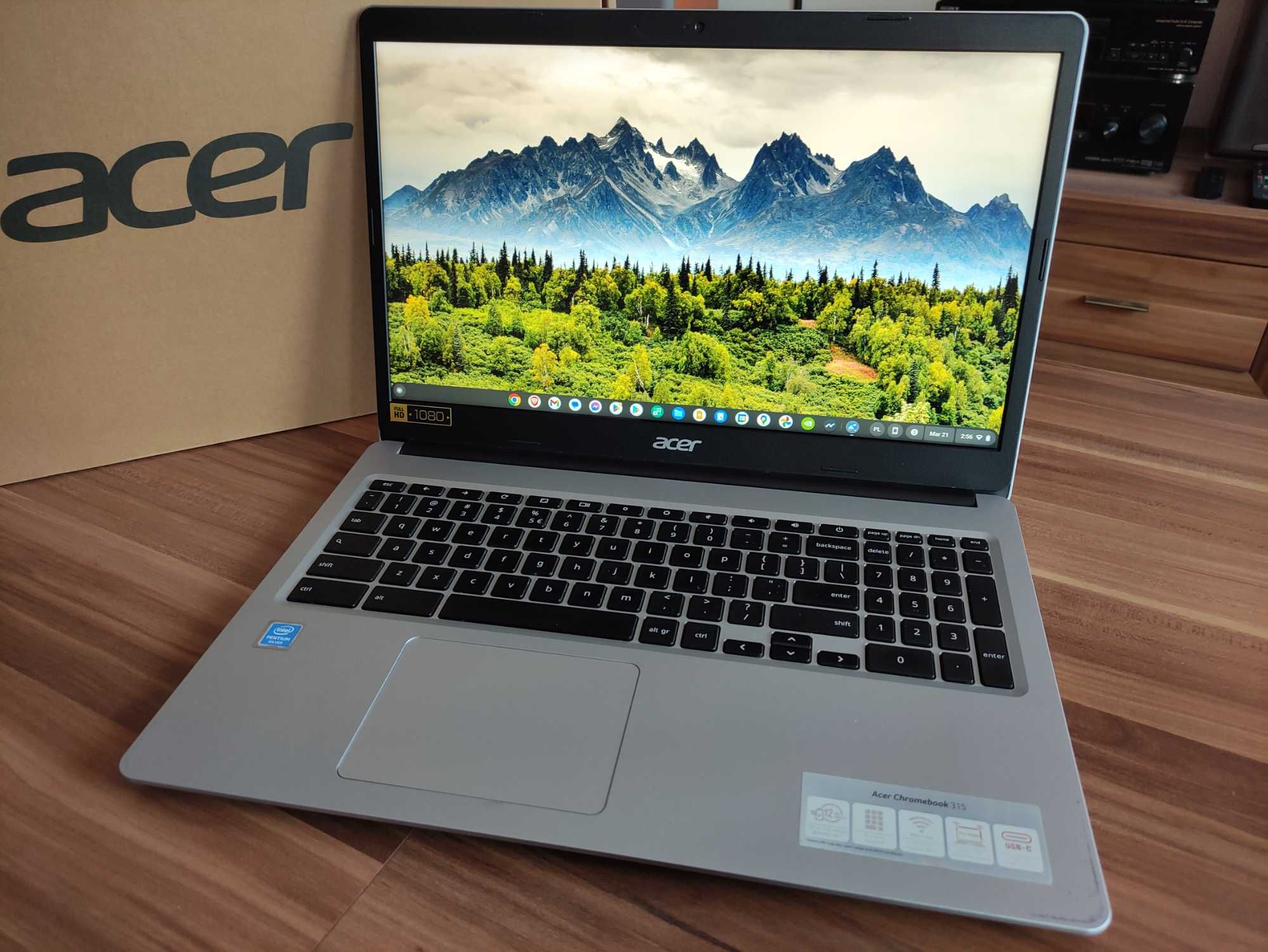 Acer Chromebook 315 PENTIUM N5030/8GB/128GB/ekran DOTYKOWY MAT IPS FHD