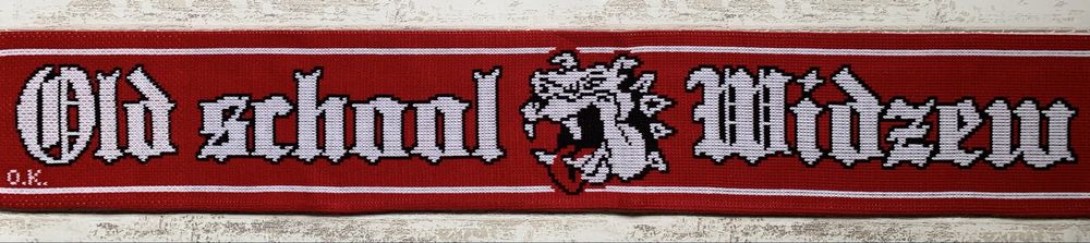 Szalik Widzew Łódź Old School O.K. Ruch Elana Wisła KKS Kalisz Pogoń !
