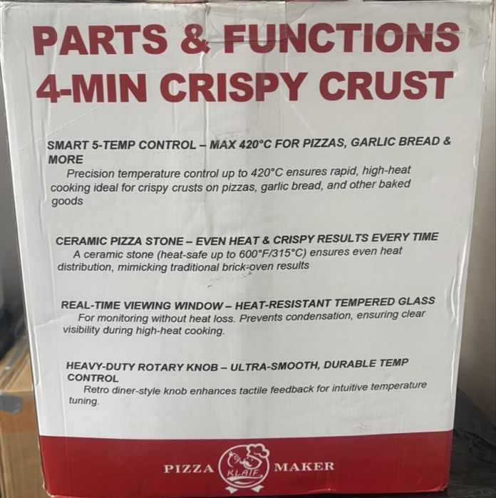 Електрична піч для піци Klaif (Klaif Electric Pizza Oven).