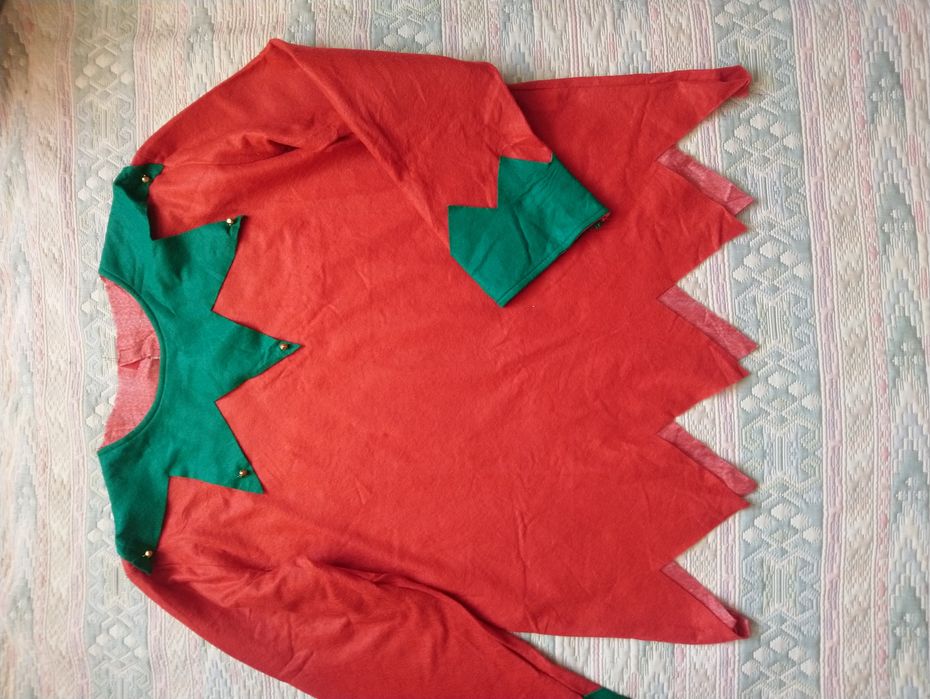 Різдвяний костюм Ельф Помічник Санта M/L розмір