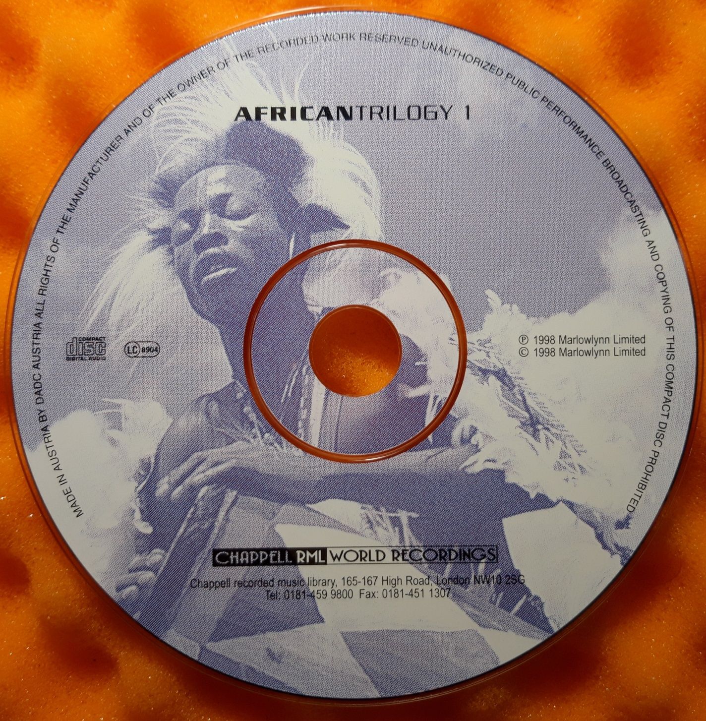 David Fanshawe – African Trilogy 1 (CD, 1998)