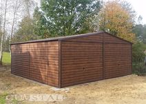 Garaż blaszany drewonopodobny 6x5m , garaże blaszane , wiaty , hale