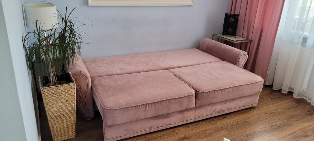 Sofa rozkładana SOFIA z funkcją spania i pojemnikiem na pościel