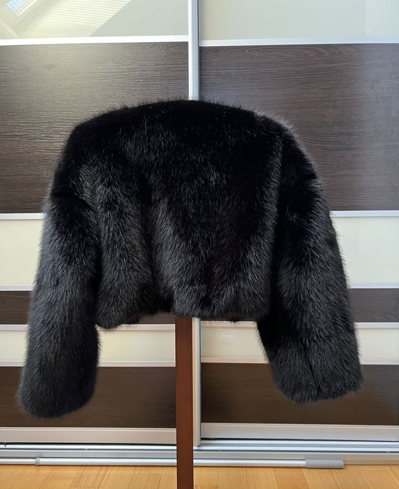 Трендова шубка як Zara, еко шубка, чорна шубка Zara