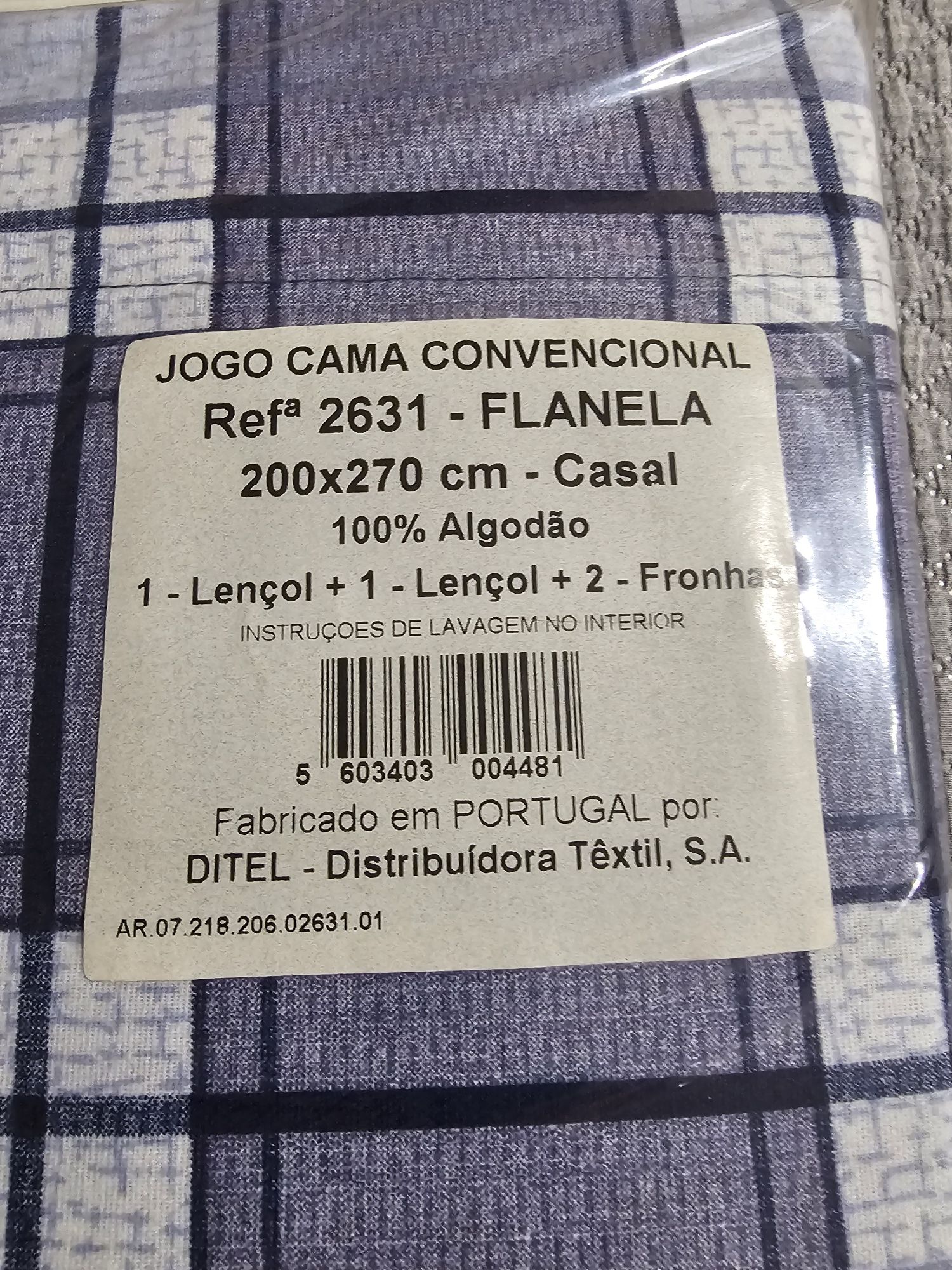 Dois Jogos de Lençóis Novos