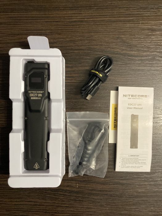Ліхтар Nitecore EDC27 UHi потужність 3100 люмен