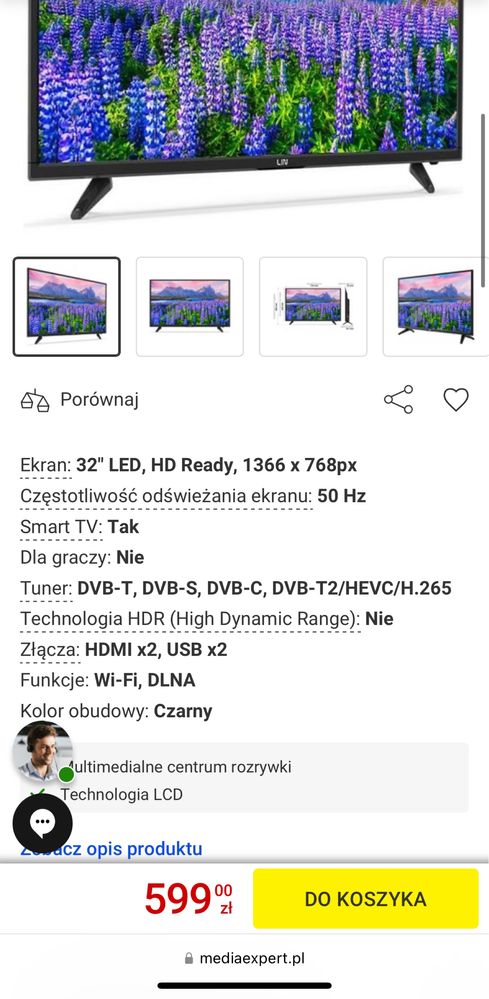 Telewizor razem z boxem smart tv!