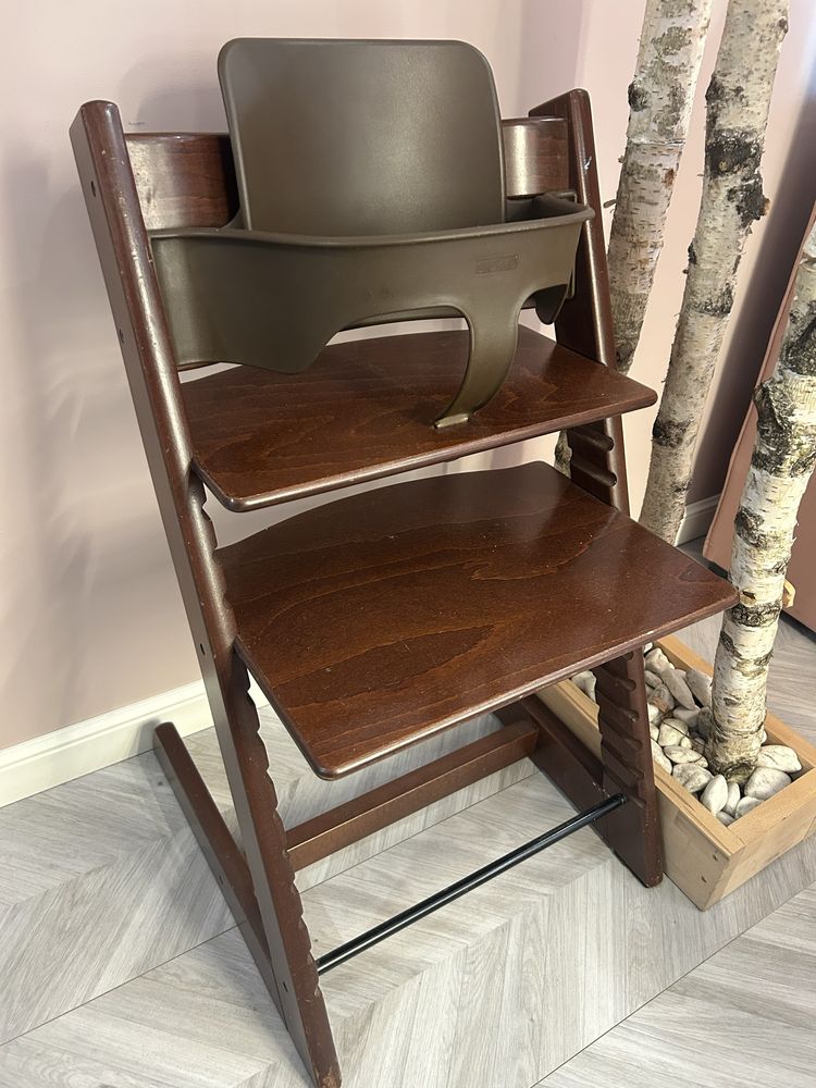 Stokke® Tripp Trapp® krzesełko w zestawie 2w1 Kolor:Warm Brown