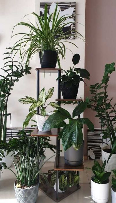 Kwietnik duży stojący na kwiaty rośliny 5 poziomów