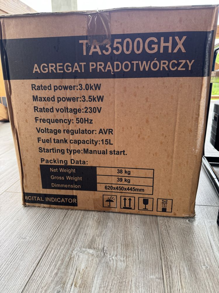 Генератор tagred TA3500GHX