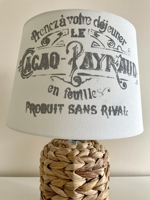 Lampa styl boho/prowansja wys.47cm