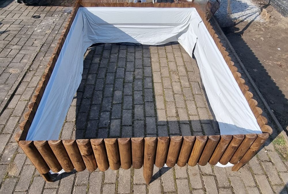 Grób tymczasowy, obudowa nagrobku 180 x 134 cm