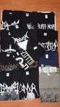 T-shirts de bandas Mayhem Burzum Moonspell